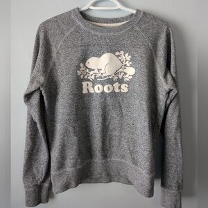 Roots Salt And Pepper Crewneck Sweatshirt